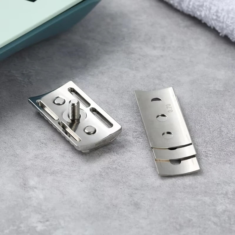 YAQI Trifecta 316 SS Adjustable Safety Razor Head | 3 Blade Gaps