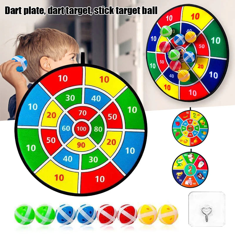 Kids Cartoon Safety Dart Board Set – Indoor & Outdoor Game