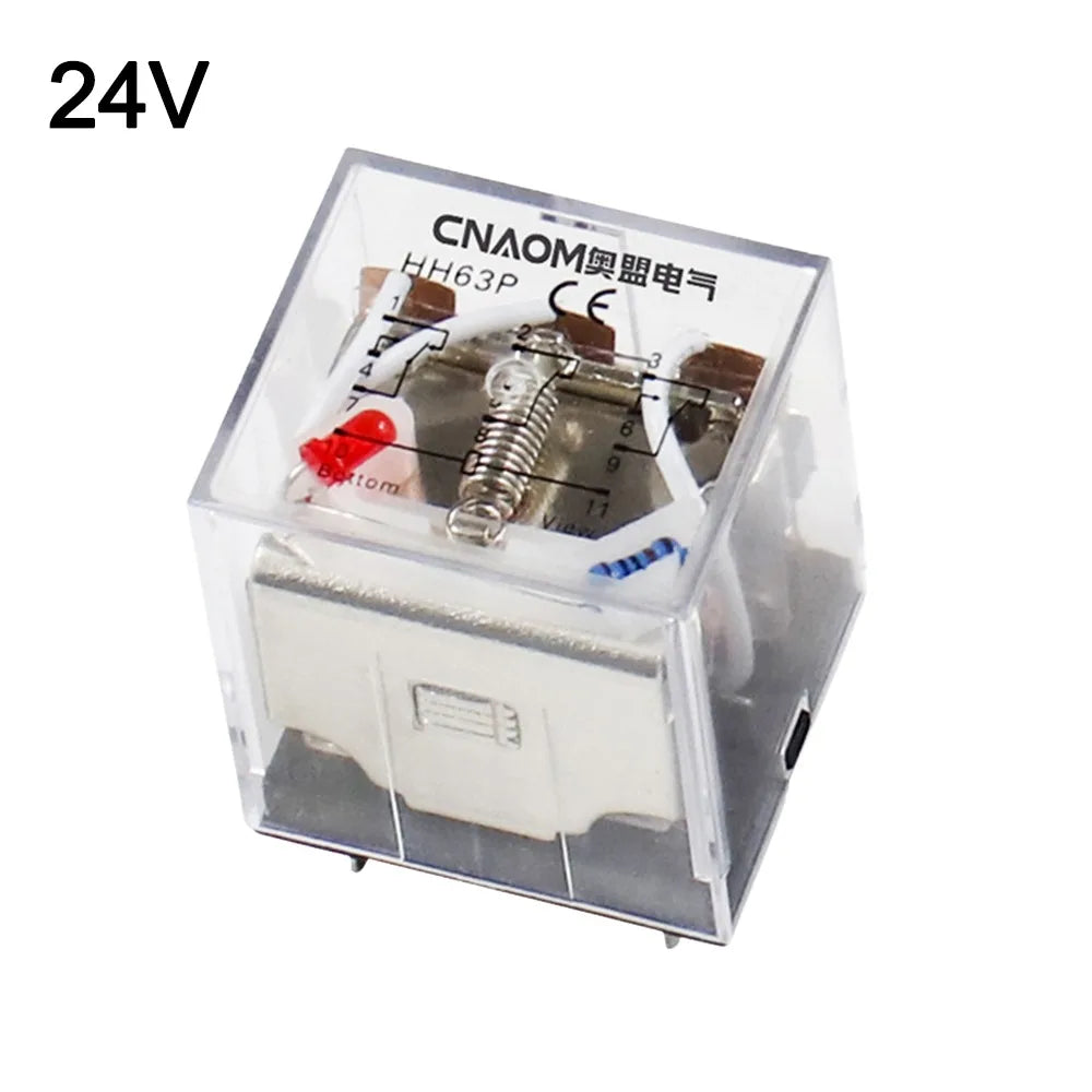 HH62P DPDT Power Relay 12V/24V/220V – 10A Universal Mini Relay