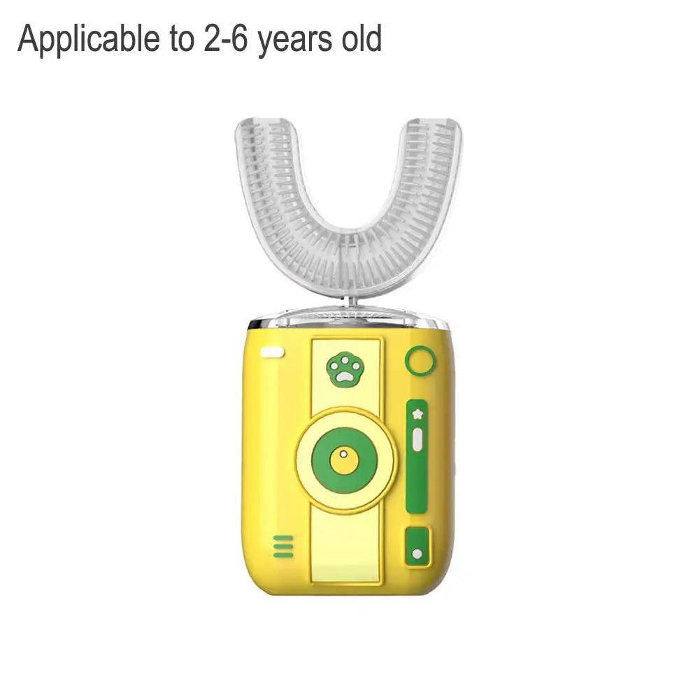 U-Shaped Kids Electric Toothbrush | Silicone, USB Charging