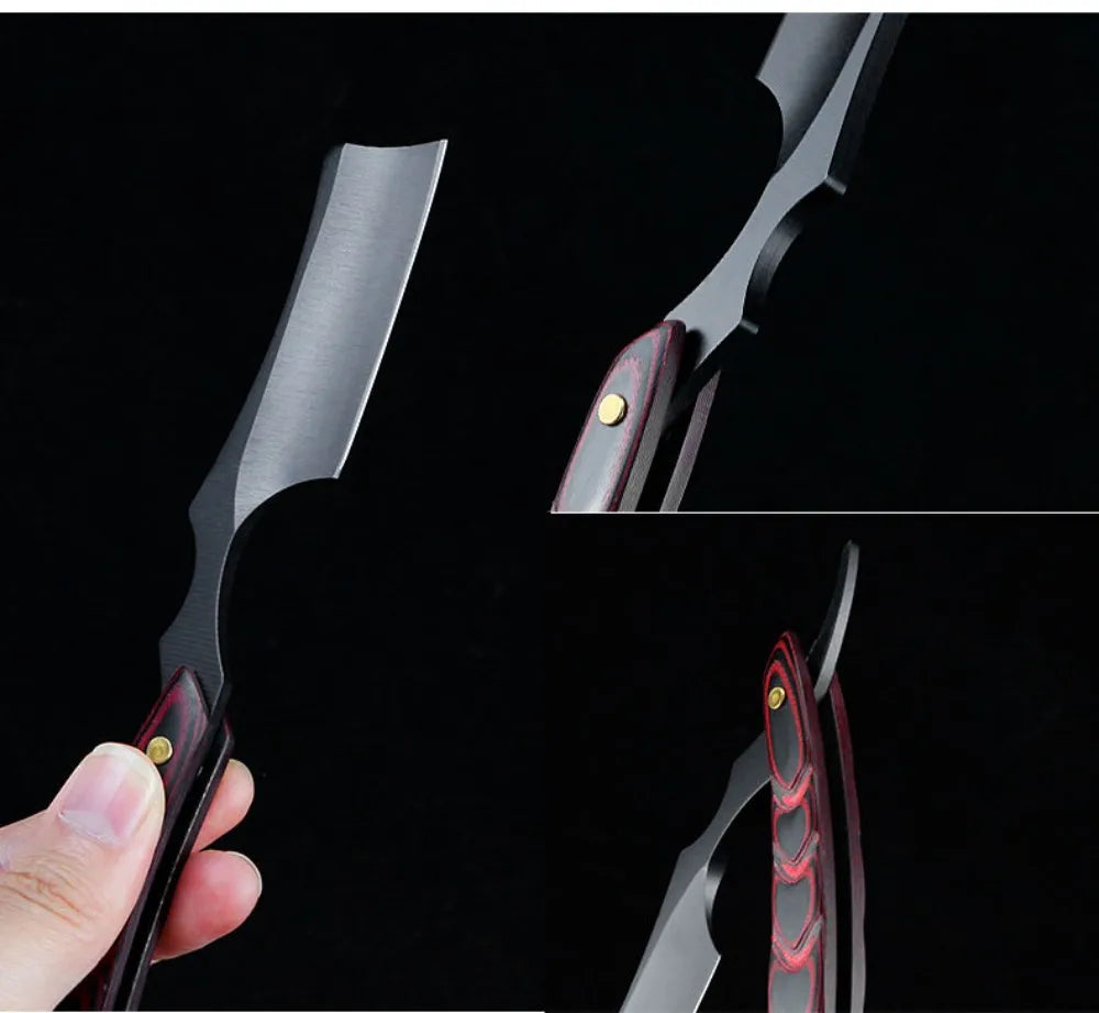 Professional Straight Edge Folding Barber Razor – Stainless Steel