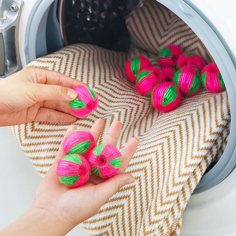 Reusable Laundry Balls – Pet Hair & Lint Remover for Washer