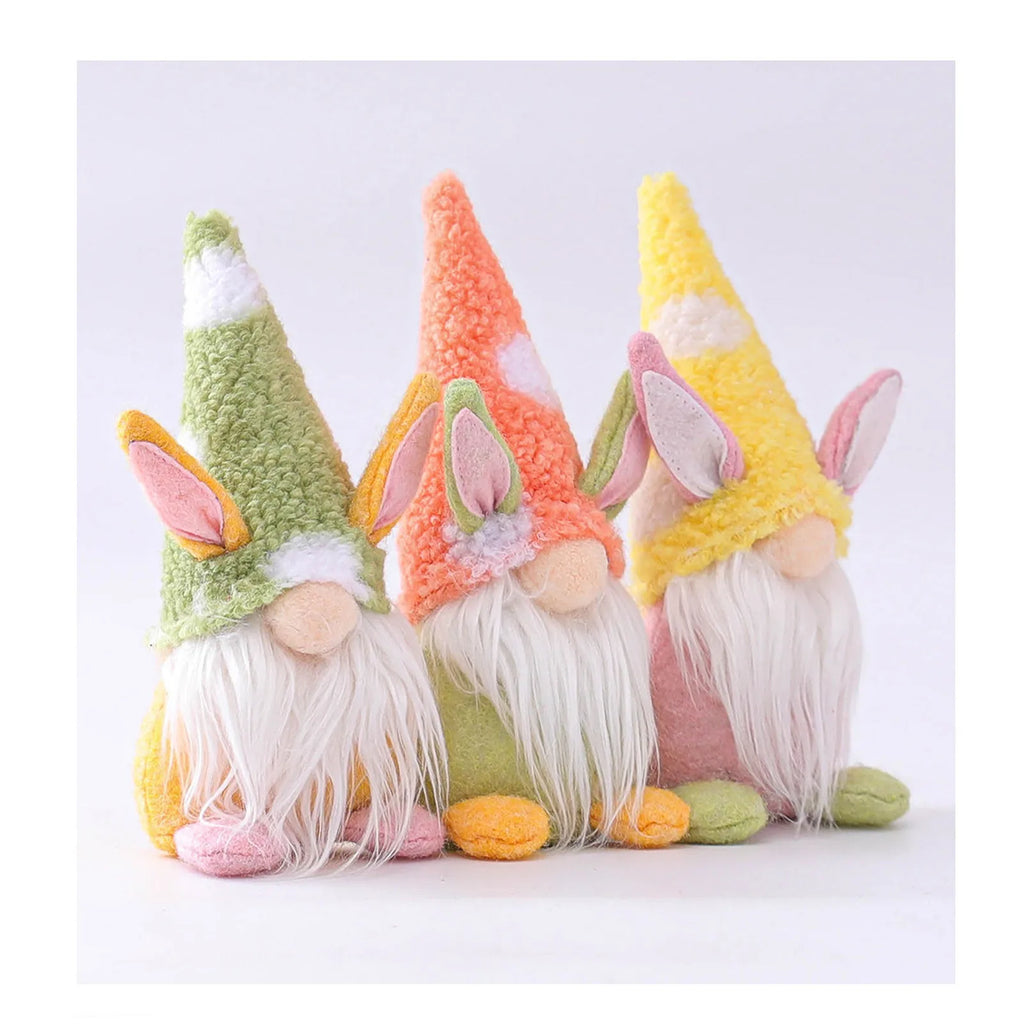 Easter Faceless Gnome Bunny Doll – Handmade Spring Decor