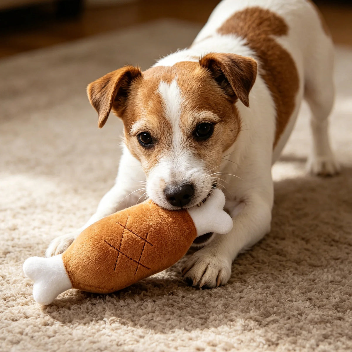 Plush Squeaky Duck Dog & Cat Toy – Chew-Resistant Cuddle