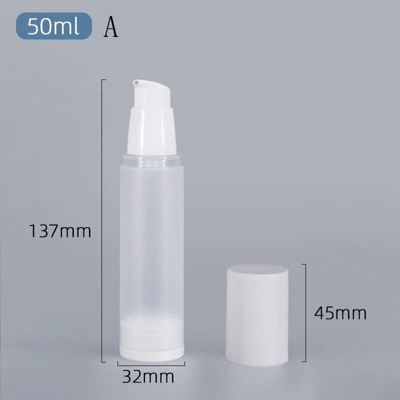 Refillable Vacuum Cosmetic Travel Bottles – Pump & Mist Spray