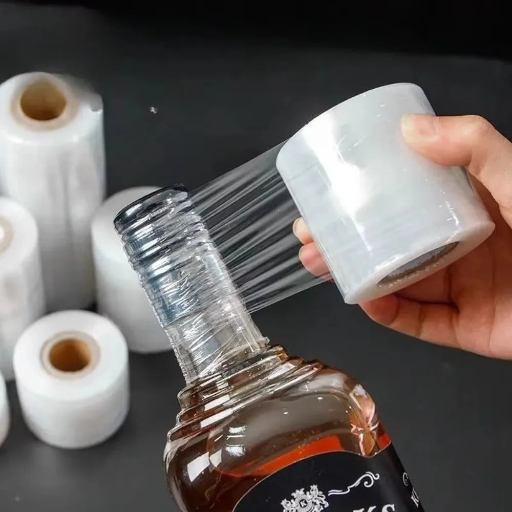 PE Stretch Bottle Sealing Film – Anti-Leak & Airtight Roll