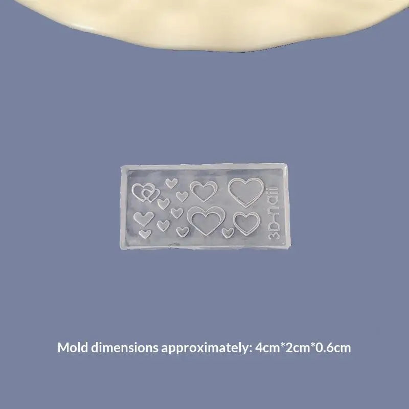3D Silicone Nail Mold Template – DIY Nail Art Carving Tool