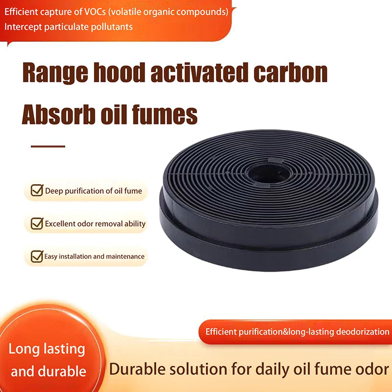 Activated Carbon Range Hood Filter 17.5cm Replacement Part