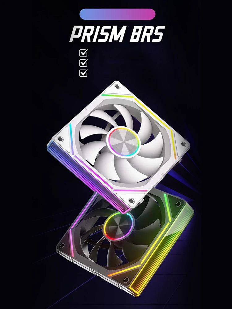 K4 ARGB 120mm PC Case Fan Triple Pack – Wireless Sync & Temp Control