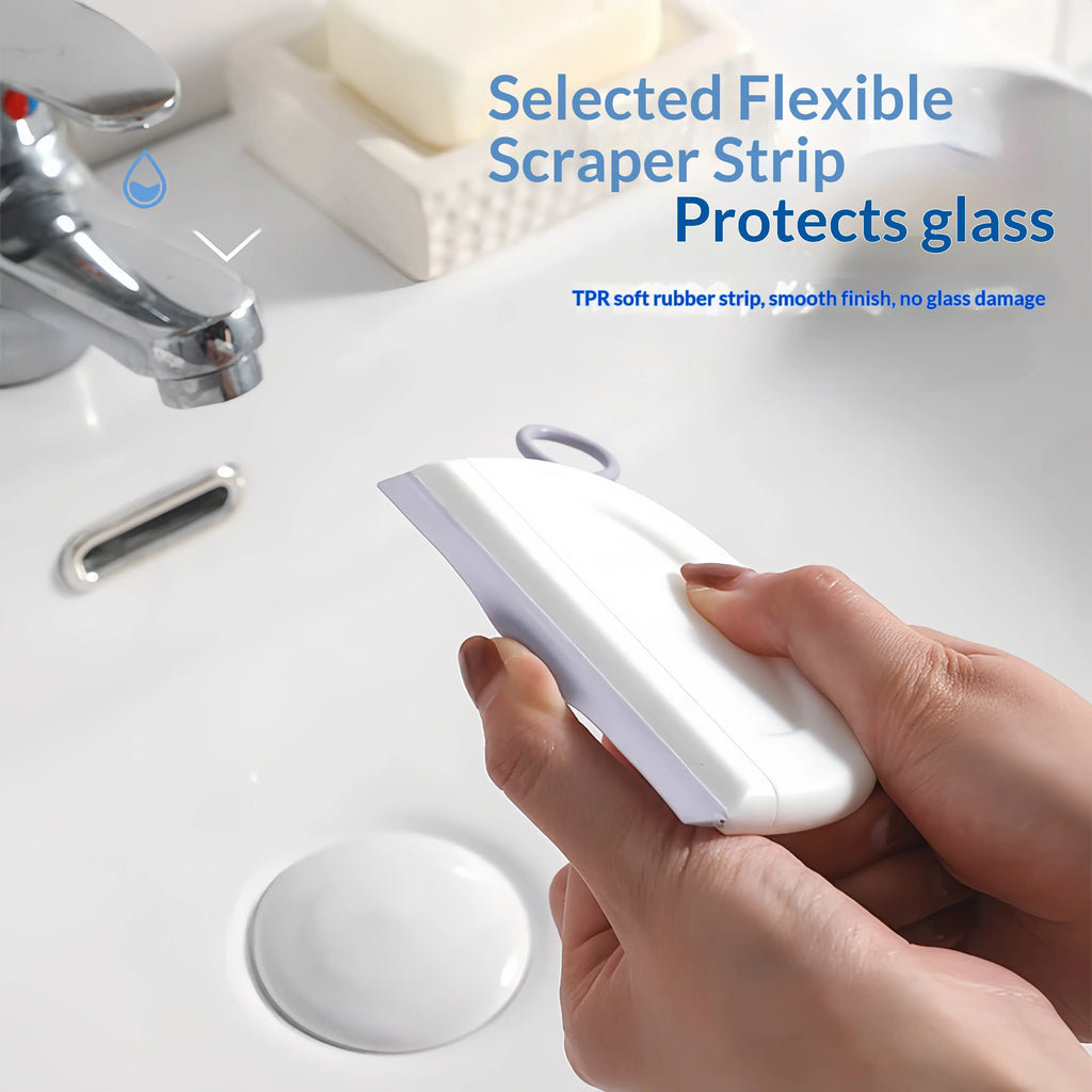 Mini Silicone Squeegee for Glass, Tile & Bathroom Surfaces