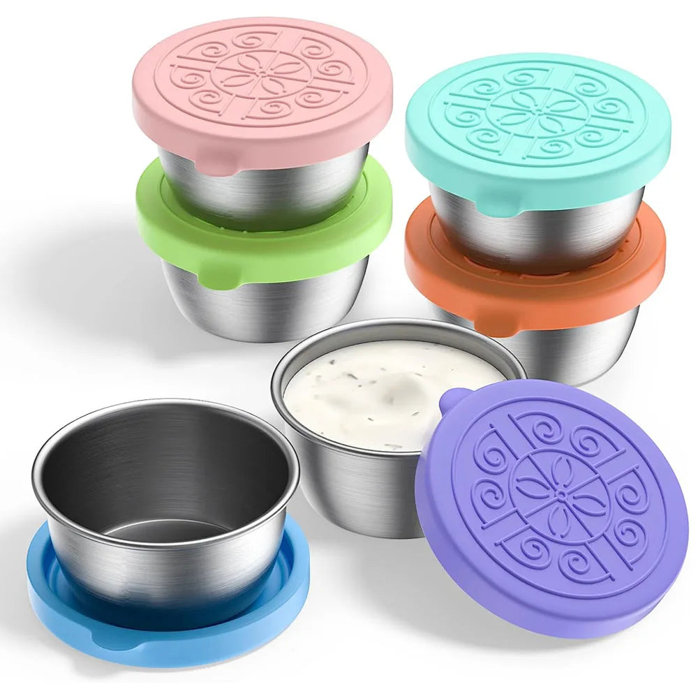 Leakproof Stainless Steel Salad Dressing Container 40ml