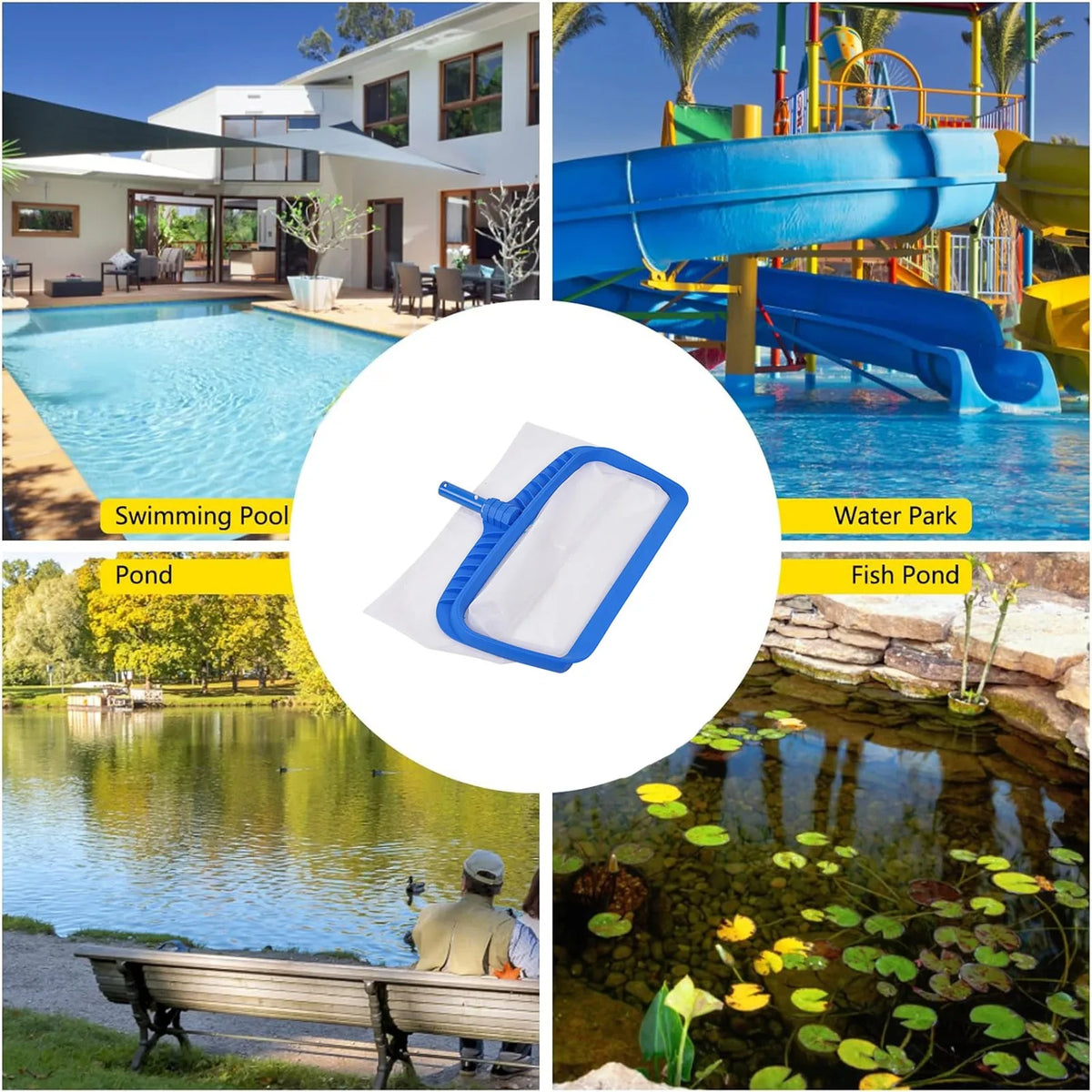 Fine Mesh Pool Leaf Skimmer Net – Pools, Spas & Fountains