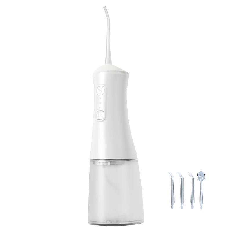 Portable Water Flosser 3 Modes IPX7 Oral Irrigator 4 Nozzles