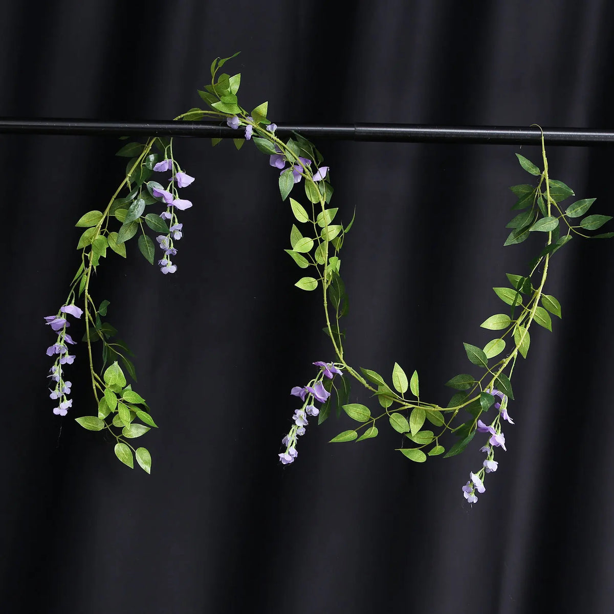 2-Pack 7Ft Artificial Wisteria Vine Garland – Indoor & Outdoor