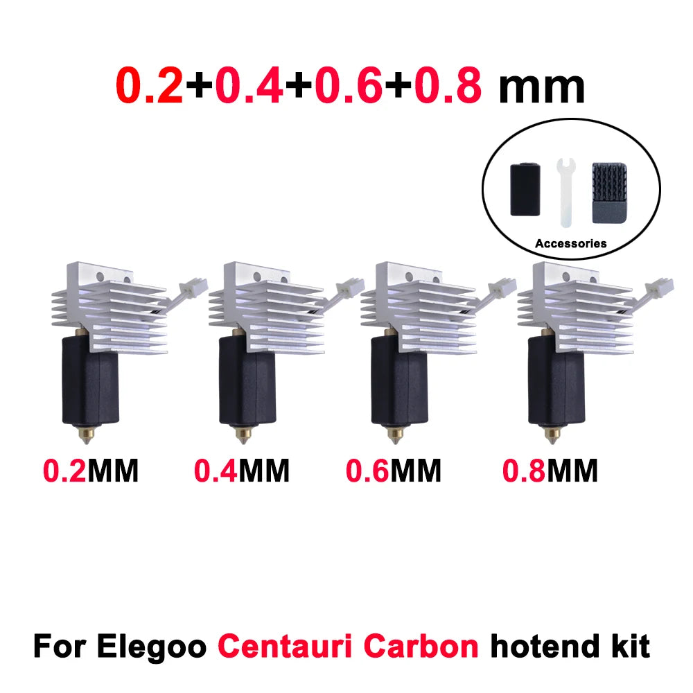 Sprouture Lab Elegoo Centauri Carbon Hotend Kit 0.2–0.8mm