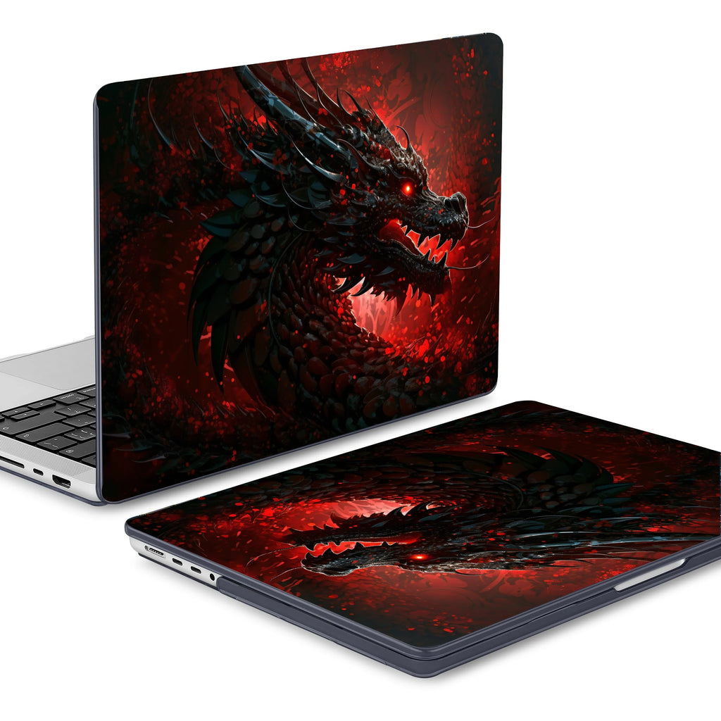 EGYAL Dragon Print Hard Shell MacBook Case – Air & Pro M1–M4