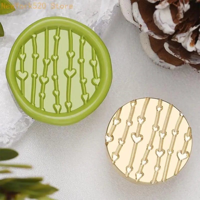 Wreath Pattern Wax Seal Stamp Head – Cards, Invitations & Crafts