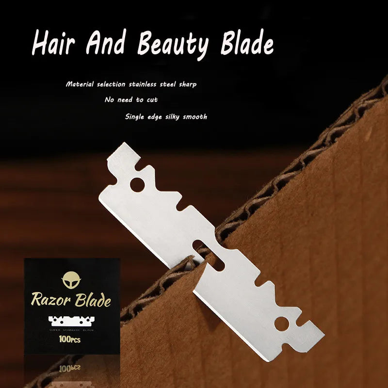 Single-Sided Stainless Steel Razor Blades 30/50/100 Pcs