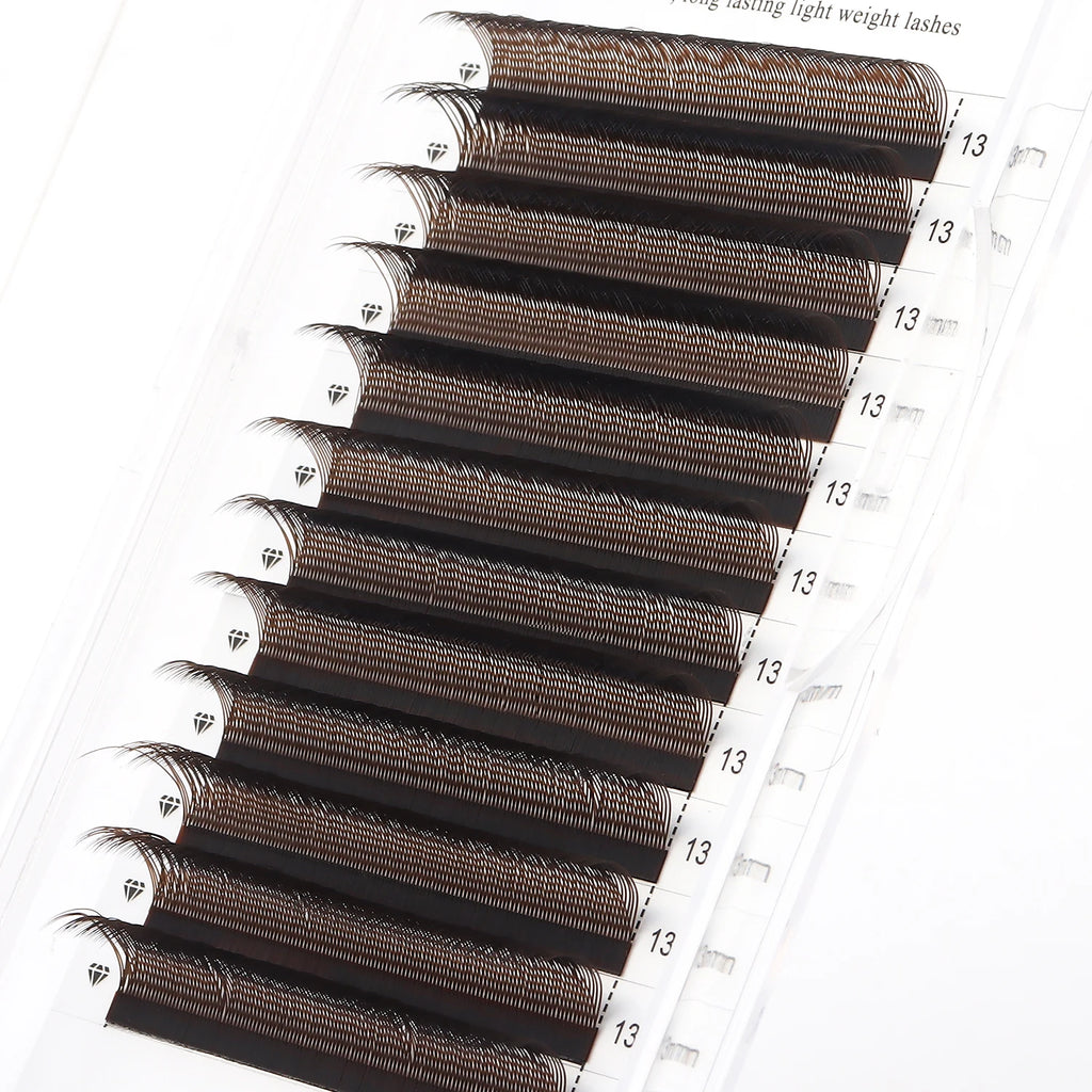 XIUSUZAKI 5D U-Shape Mink Brown Premade Volume Lash Extensions