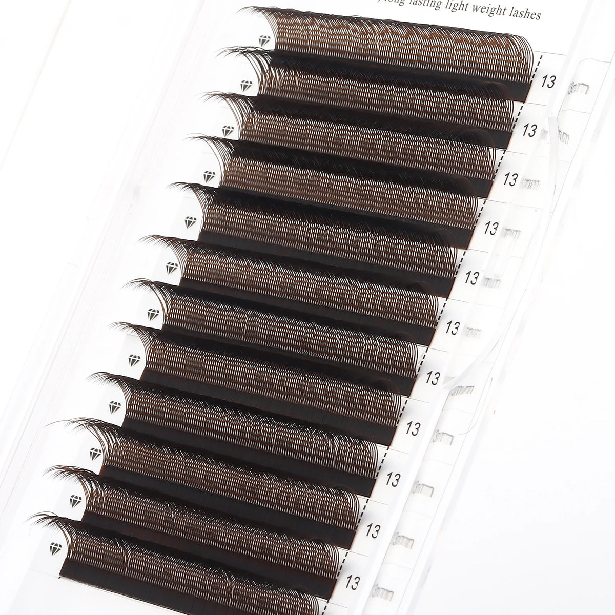 XIUSUZAKI 5D U-Shape Mink Brown Premade Volume Lash Extensions