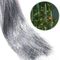 Christmas Tinsel Icicle Strands – Gold & Silver Foil Decor