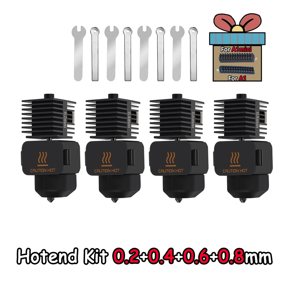 Sprouture Lab V2 Hotend & Steel Nozzle Kit – Bambu Lab A1 / A1 Mini