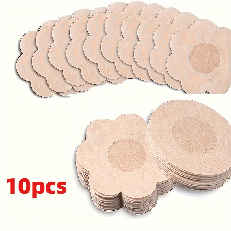 10-Pack Disposable Nipple Covers – Invisible & Breathable