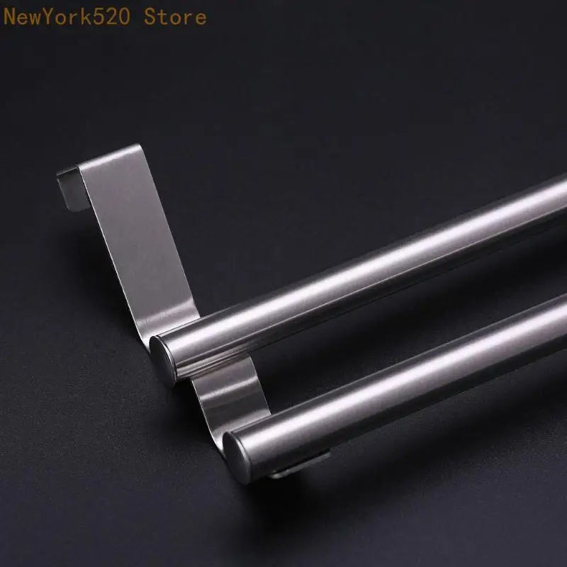 Extendable Over-Door Towel Rack Nonslip Hook – Stainless Steel
