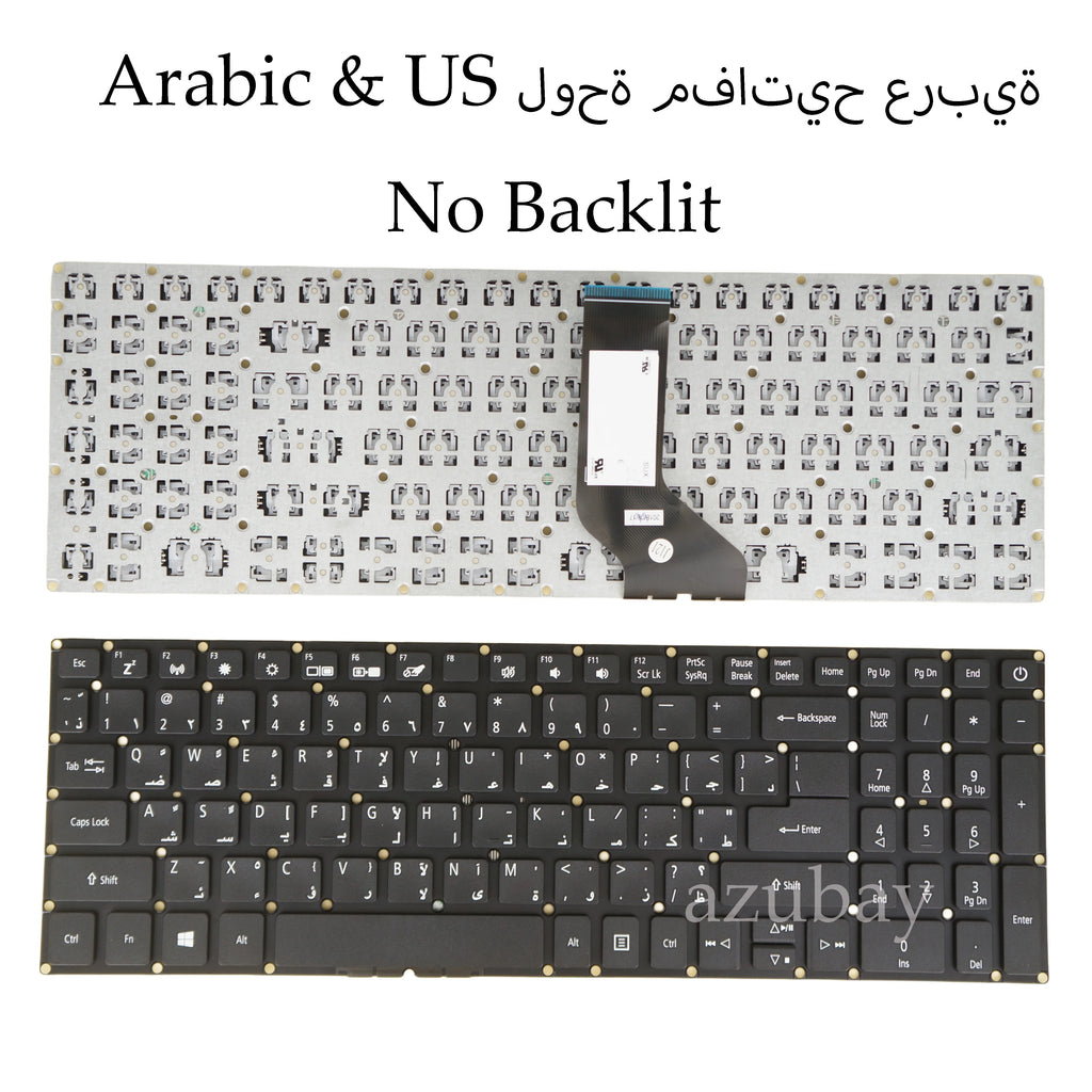 AZUBAY Acer Laptop Keyboard F5-573G ES1-533 ES1-572 Multi-Language