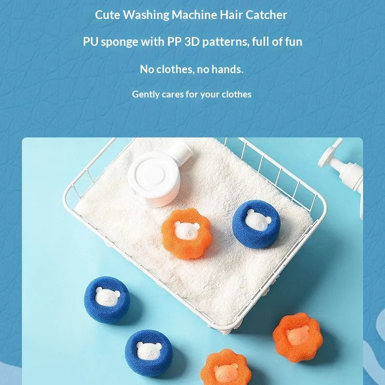 Reusable Lint Catcher Laundry Balls – Pet Hair Remover