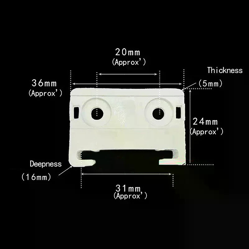 Universal Refrigerator Slide Rail Mounting Kit – Easy DIY