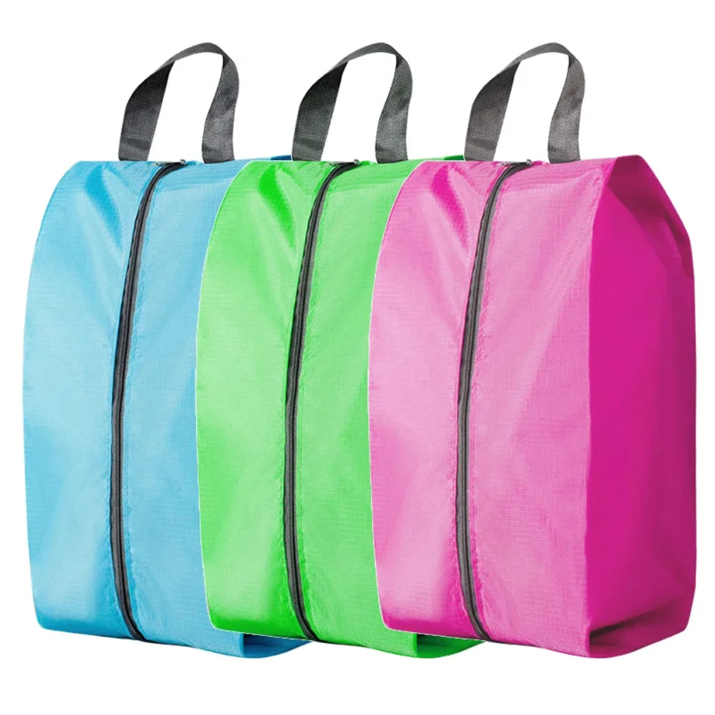 Waterproof Oxford Travel Shoe Bag – Zipper Storage Organizer