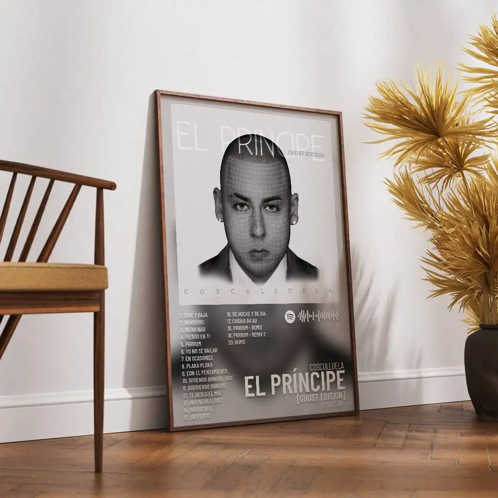 Cosculluela Art Poster Self-Adhesive Waterproof Wall Sticker
