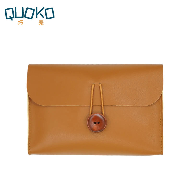 Quoko PU Leather Pouch Bag for iPad, Phone & Accessories