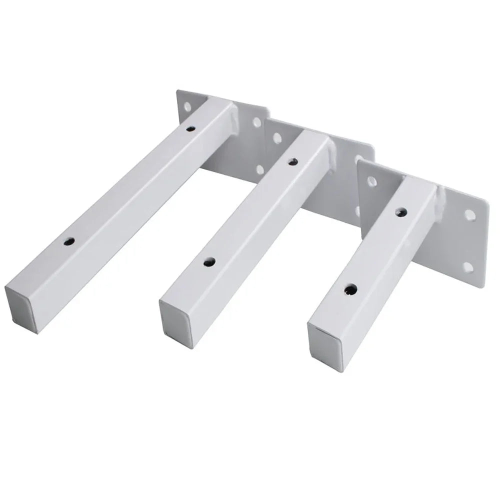 2PCS Heavy-Duty Square Tube Angle Bracket Wall Shelf Support