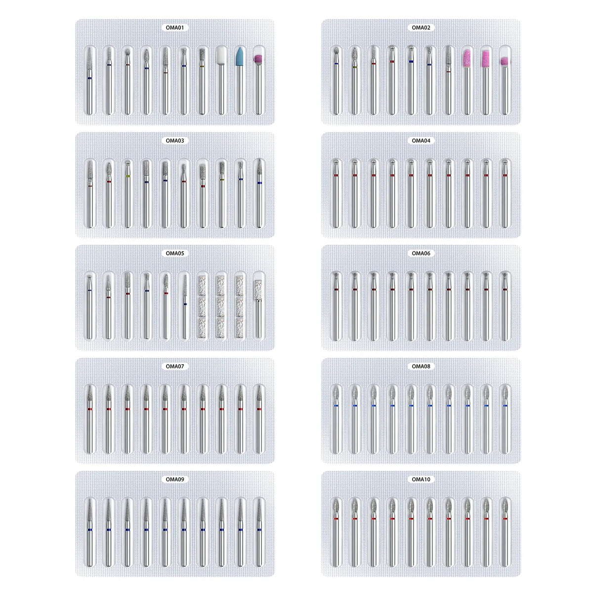 Russian Manicure Drill Bits Set – Cuticle Removal Nail File Kit