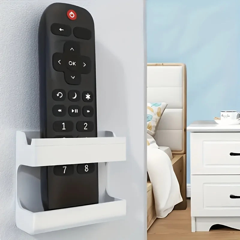 2PCS Multi-Purpose Wall & Desk Mount Holder – Phone, Router, Remote