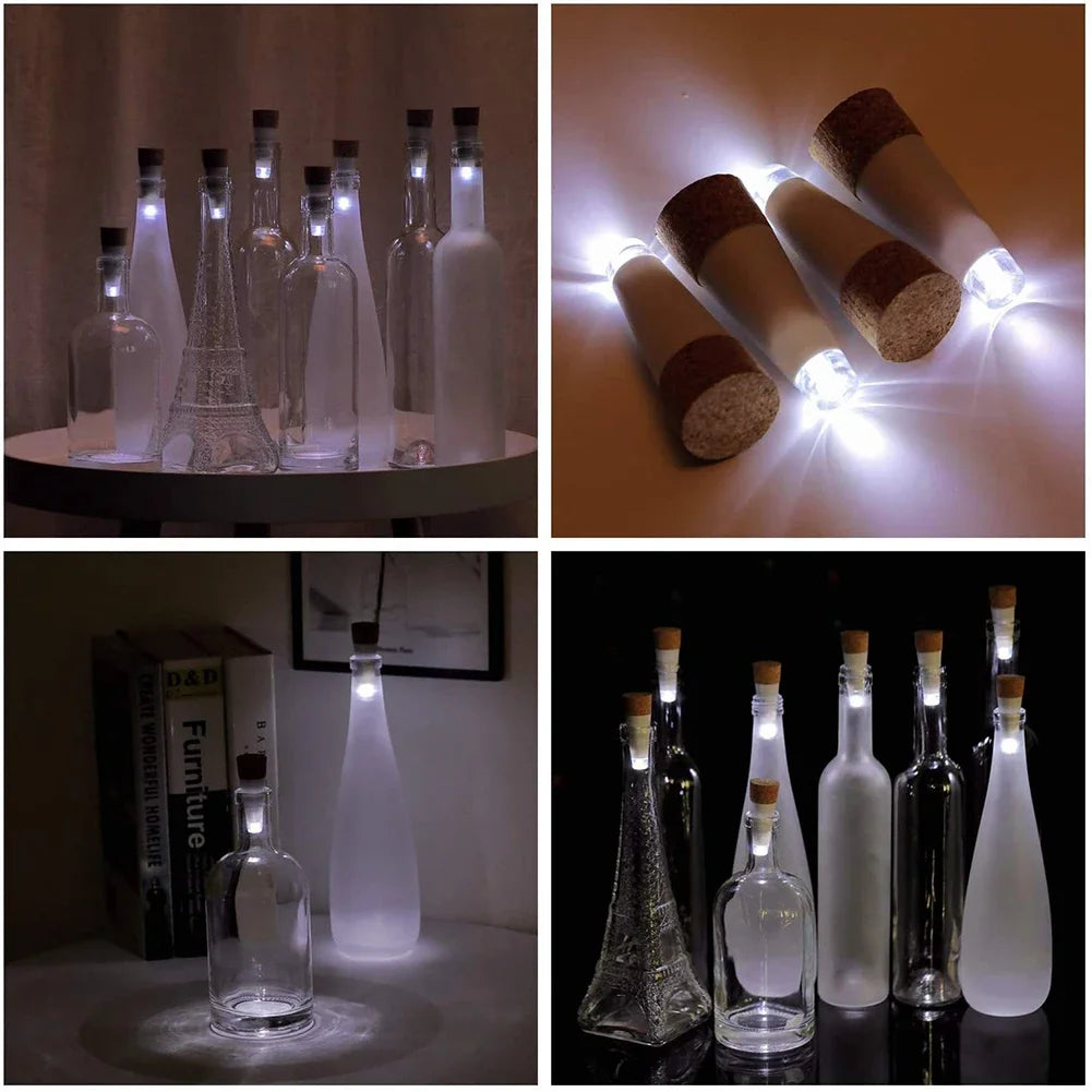 USB LED Wine Bottle Cork Light – Party & Wedding Décor