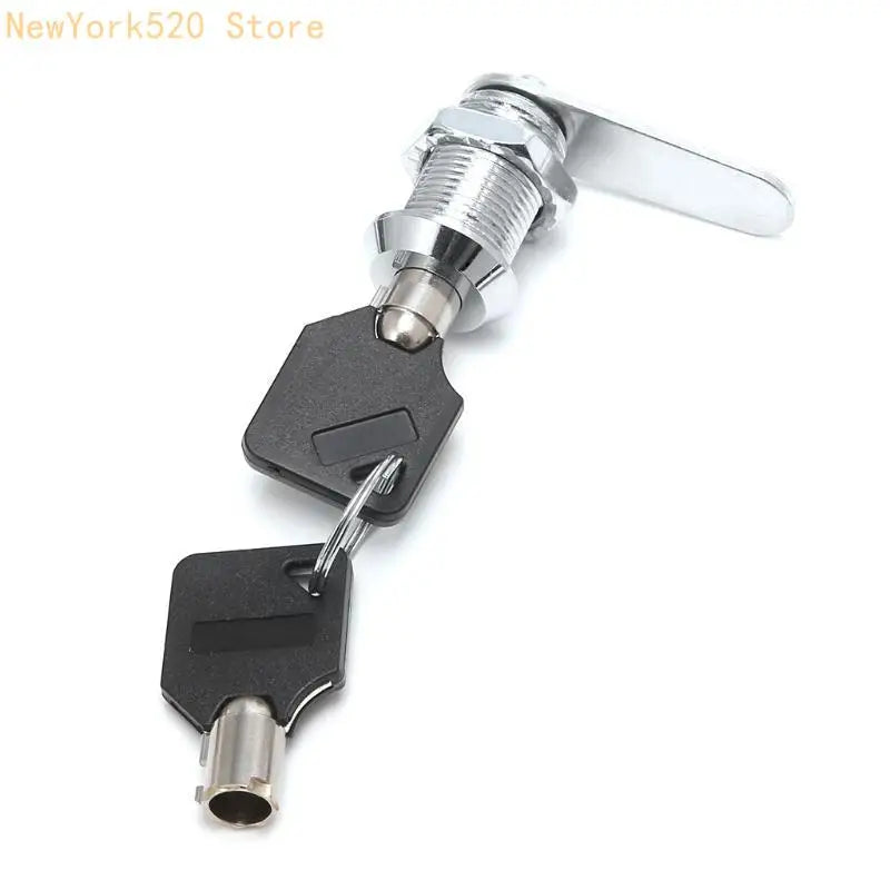 Zinc Alloy Drawer Cabinet Lock with 2 Keys – 16–30mm