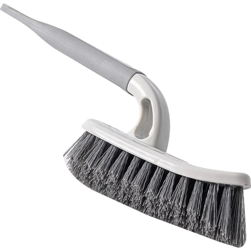 V-Shape Grout Brush Hard Bristle Long Handle Tile Scrubber