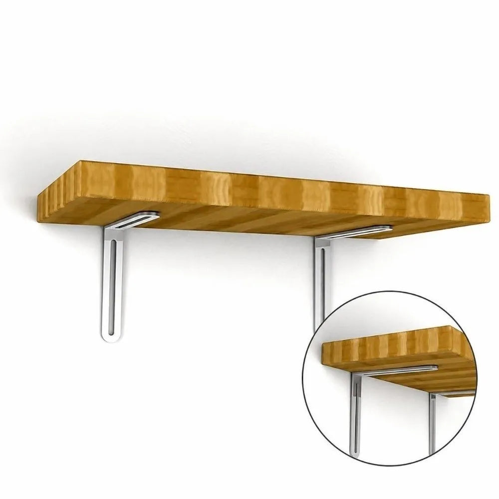 L-Shaped Stainless Steel Corner Brace Shelf Bracket | Angle Code