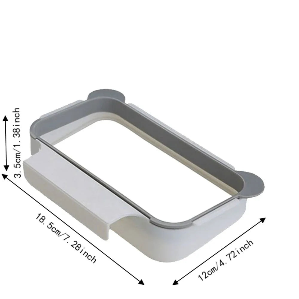 2-Pack Hanging Trash Bag Holder – Cabinet Door Organizer
