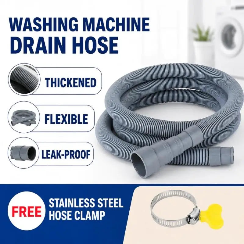 Stretchable Washing Machine Drain Hose Universal 1m–2m