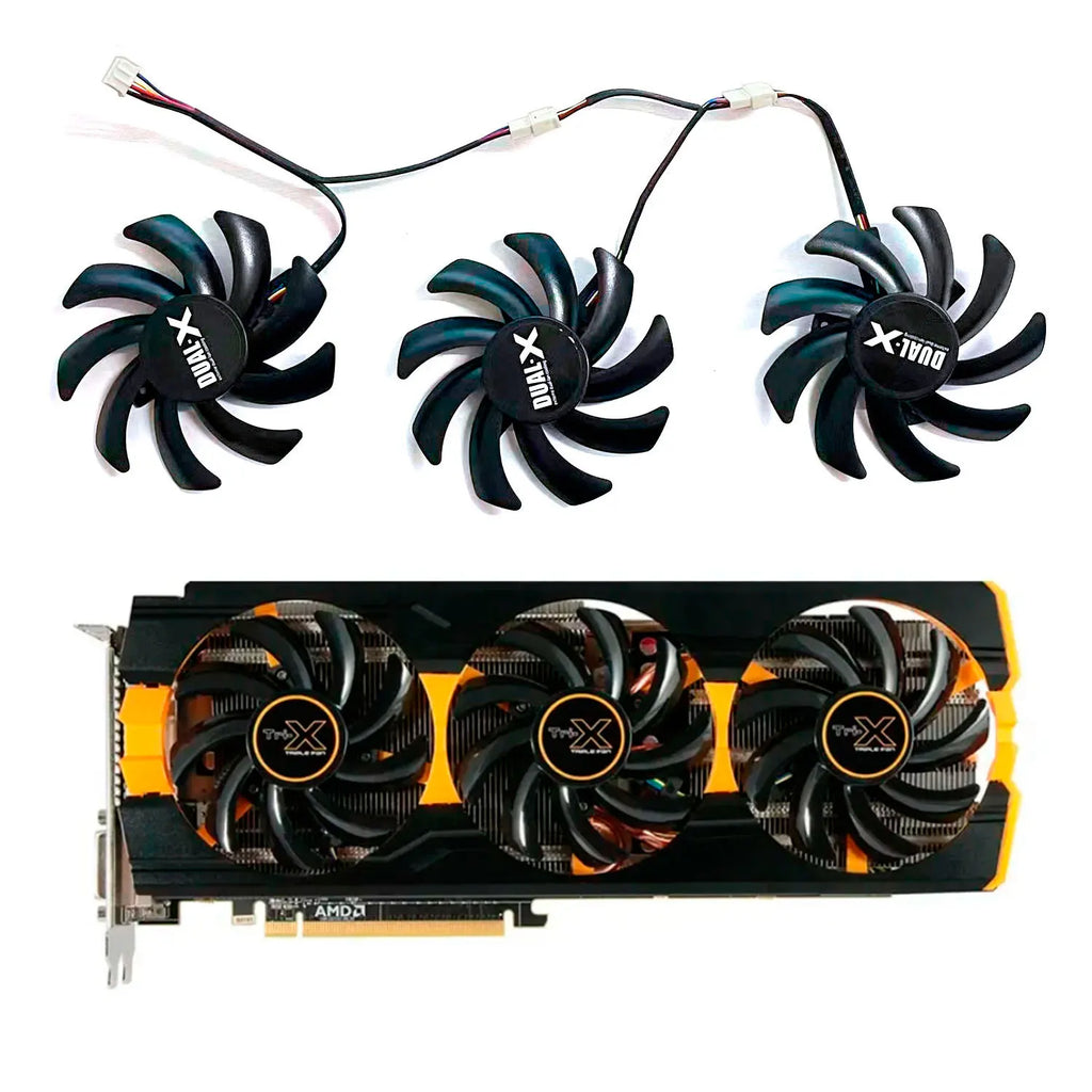 85MM 4-Pin GPU Cooling Fan for Sapphire R9 290X 390 280X