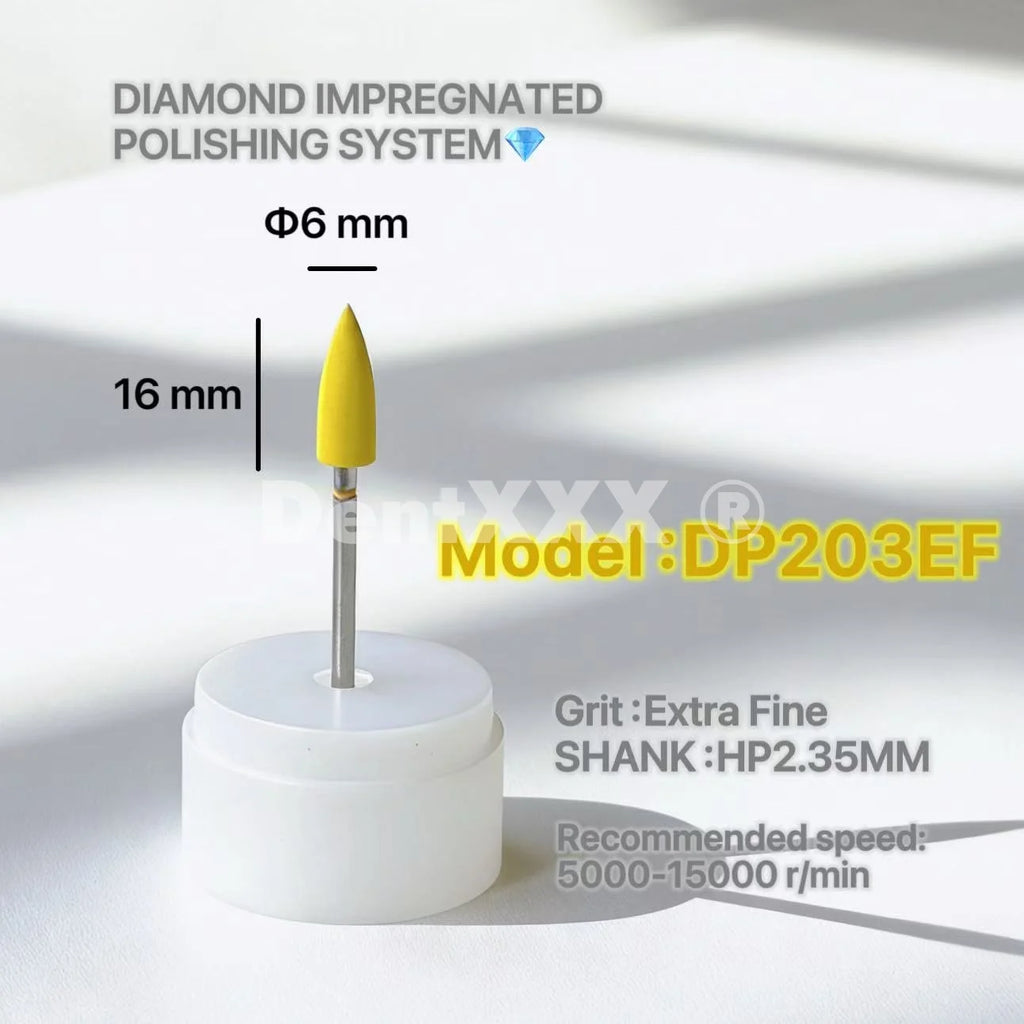 Diamond Rubber Grinding Polisher Heads – Extra Fine Grit