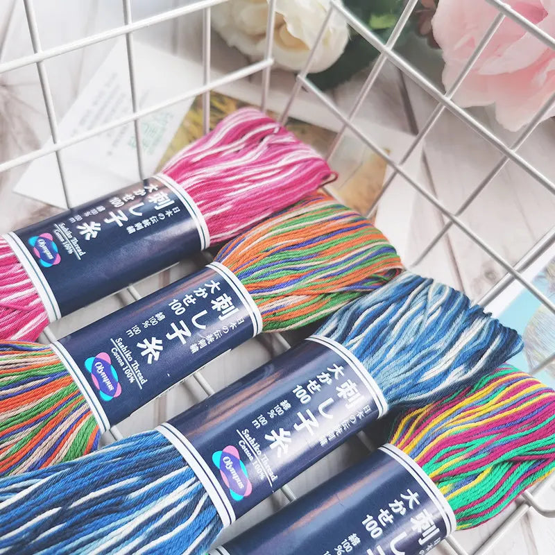 Olympus Cotton Embroidery Thread 6-Strand 100m Gradient