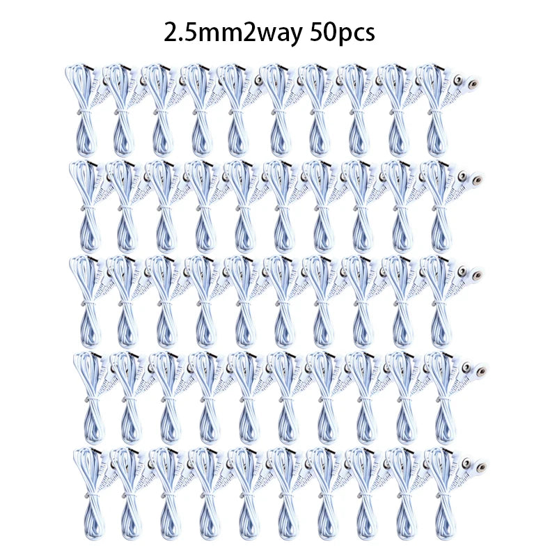 2.5mm TENS Electrode Cable – 2-Way & 4-Way Connector Wire