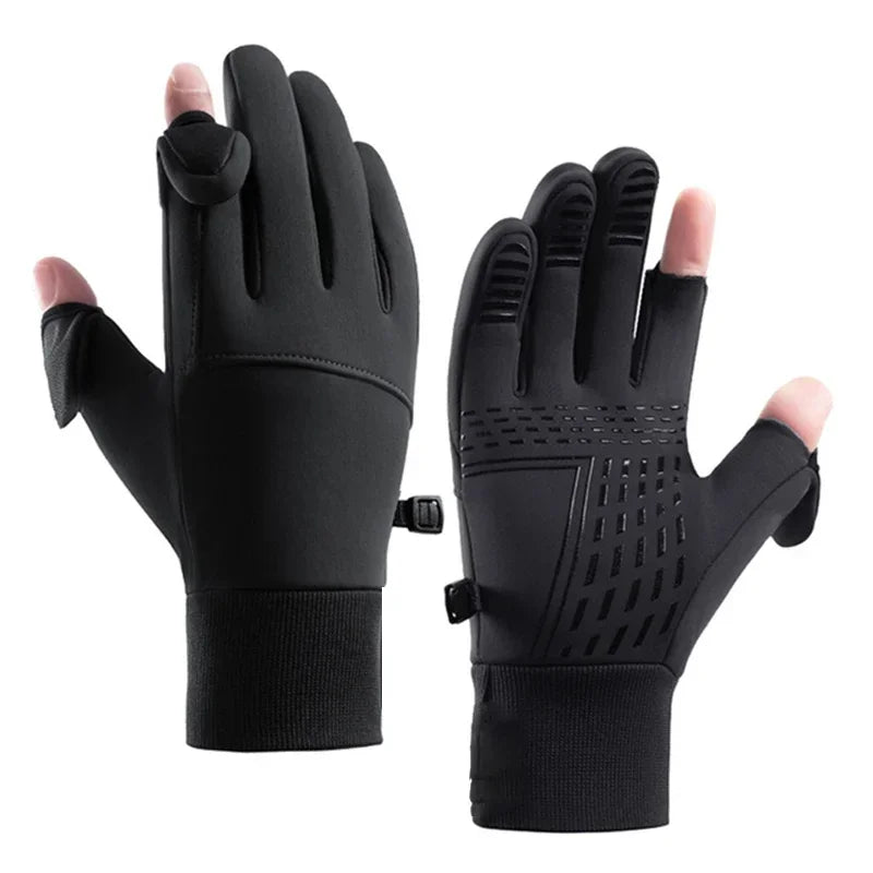 Windproof Waterproof Flip Touch Screen Winter Gloves – Unisex