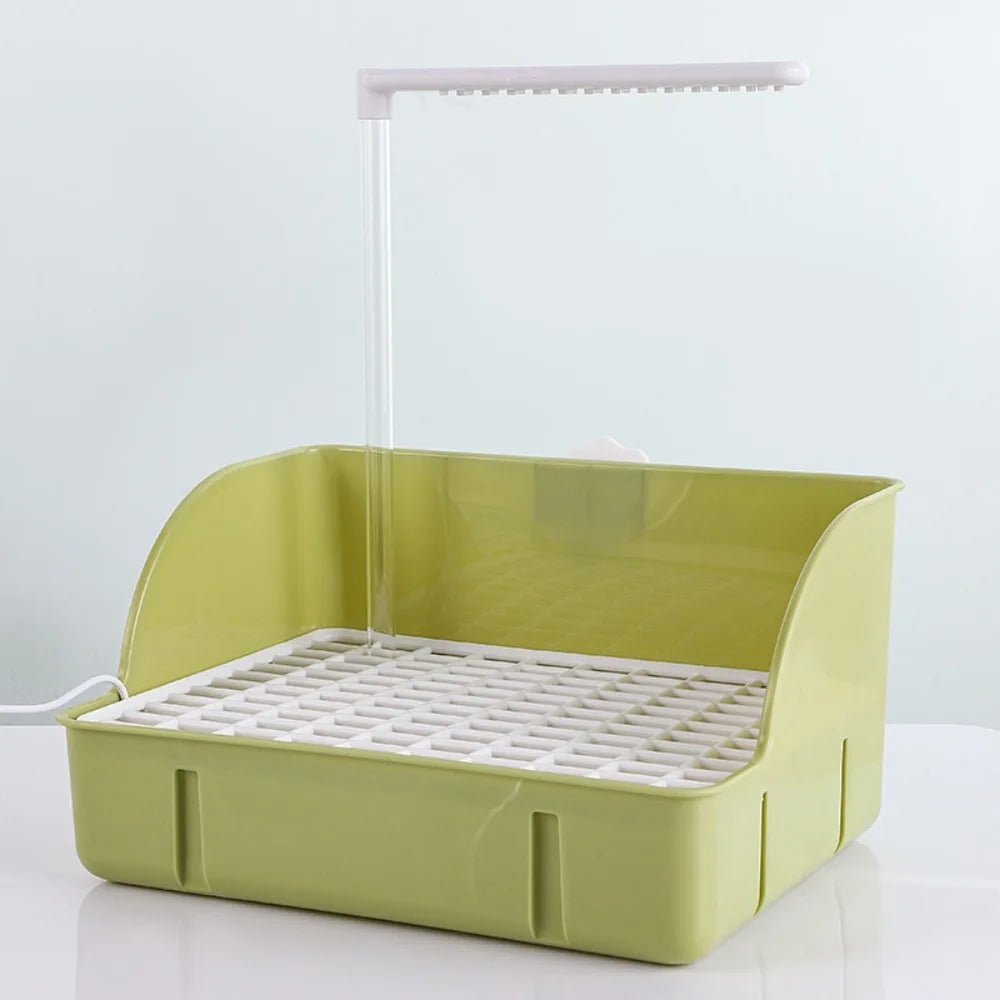 Parrot Shower Basin with Auto Water Circulation & USB Power