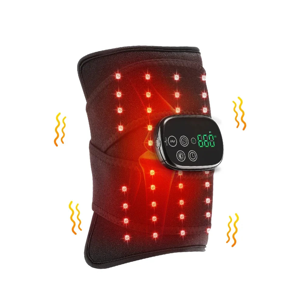 Cordless Red Light Vibration Massager – Knee, Back & Waist Pad